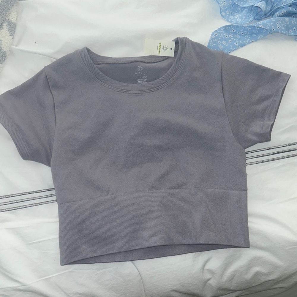 Aerie Lavender crop top